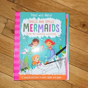NWOT Paint with Water book with mermaids